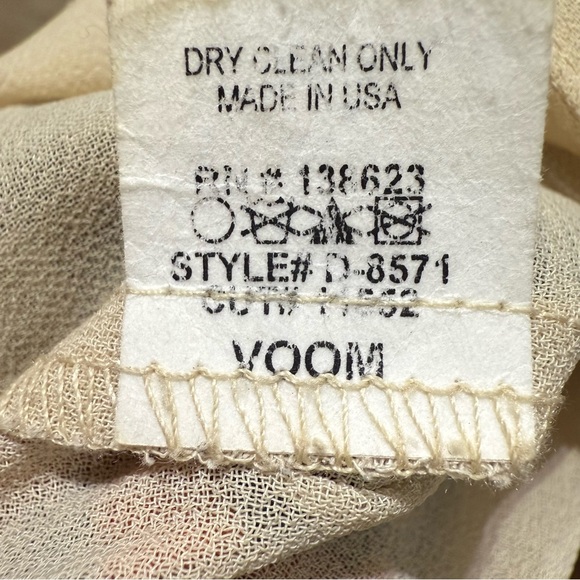 Voom by Joy Han Southwestern Paisley Printed Bohemian Sun Dress Ruffled Sleeves - Picture 7 of 14